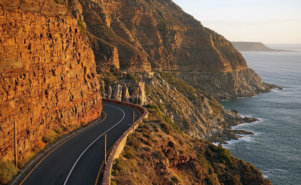Chapmans Peak in Cape Town South Africa