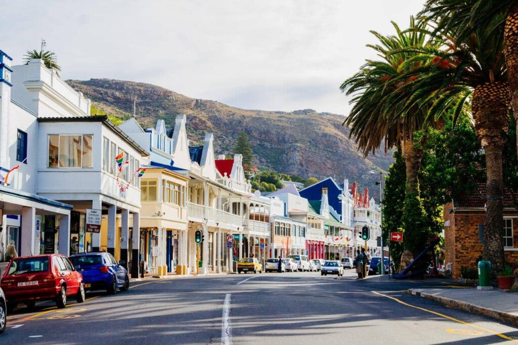 Simons Town in Cape Town South Africa