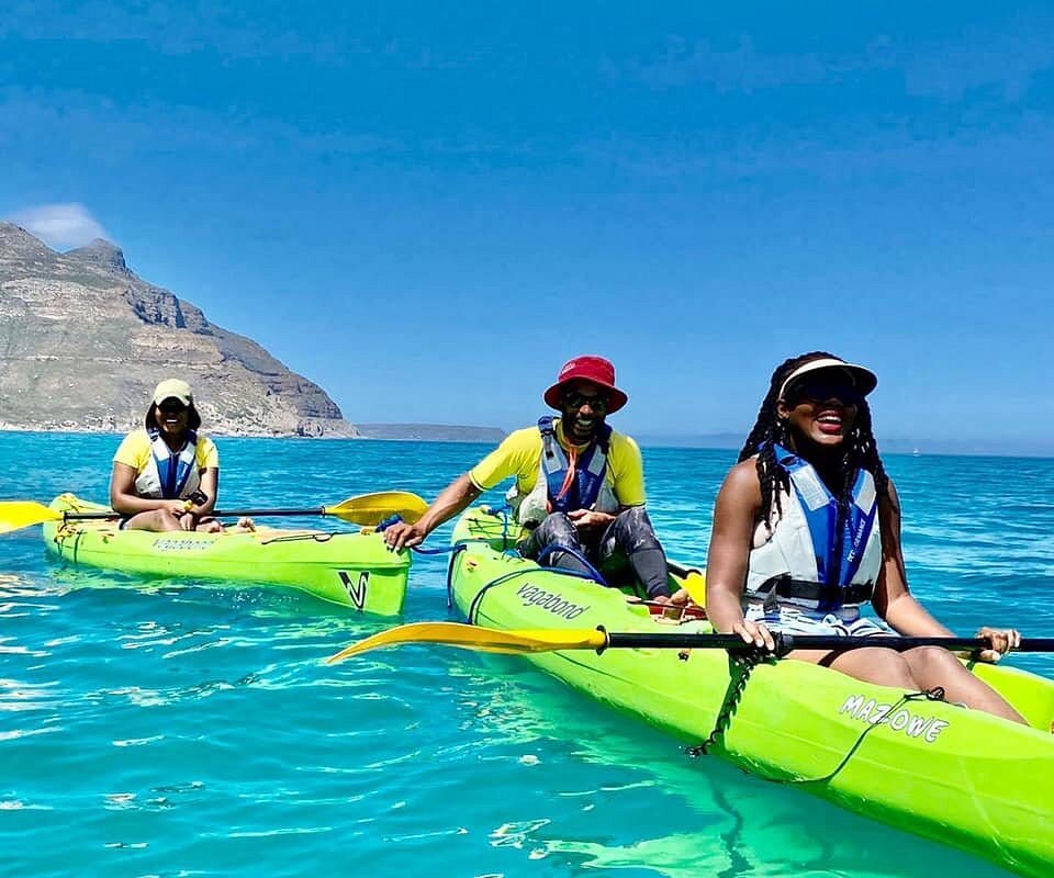 Group of people kayaking